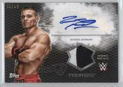 Tyson Kidd [Black] Wrestling Cards 2015 Topps WWE Undisputed Autograph Relics Prices