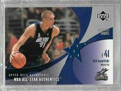Dirk Nowitzki Basketball Cards 2002 Upper Deck All-Star Authentics Prices