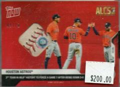 Houston Astros [Red] #426 Baseball Cards 2020 Topps Now Prices
