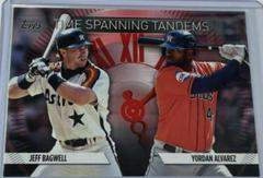 Yordan Alvarez, Jeff Bagwell [Red] Baseball Cards 2023 Topps Update Time Spanning Tandems Prices