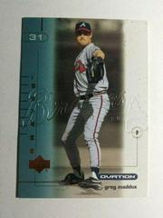 Greg Maddux #33 Baseball Cards 2002 Upper Deck Ovation Prices