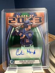 Colin Houck [Green] #23A-CH Baseball Cards 2023 Bowman Draft Class of Autographs Prices