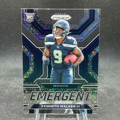 Kenneth Walker III [No Huddle] #E-12 Football Cards 2022 Panini Prizm Emergent Prices