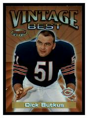 Dick Butkus Football Cards 2001 Bowman's Best Vintage Prices