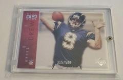 Drew Brees Football Cards 2001 Upper Deck Game Gear Prices