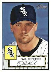 Paul Konerko #157 Baseball Cards 2001 Topps Heritage Prices