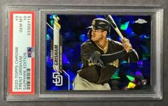 Trent Grisham [Purple Refractor] #9 Baseball Cards 2020 Topps Chrome Sapphire Prices