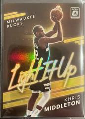 Khris Middleton [Gold] Basketball Cards 2021 Panini Donruss Optic Light It Up Prices