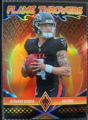 Desmond Ridder [Black] #FT-28 Football Cards 2022 Panini Phoenix Flame Throwers Prices