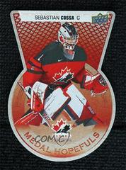 Sebastian Cossa [Red] Hockey Cards 2022 Upper Deck Team Canada Juniors Medal Hopefuls Prices