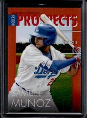 Samuel Munoz [Orange] #MP-11 Baseball Cards 2023 Bowman Modern Prospects Prices