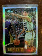 John Stockton [Refractor] #65 Basketball Cards 1996 Topps Chrome Prices