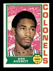 Bird Averitt #231 Basketball Cards 1974 Topps Prices