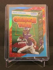 Justin Jefferson [Cosmic] #CT-13 Football Cards 2023 Panini Donruss Crunch Time Prices