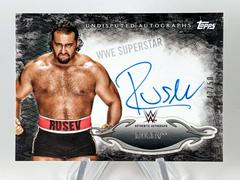 Rusev [Black] Wrestling Cards 2015 Topps WWE Undisputed Autographs Prices