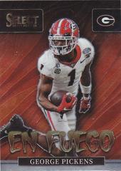 George Pickens Football Cards 2022 Panini Select Draft Picks En Fuego Prices