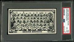 Denver Broncos #10 Football Cards 1968 Topps Test Teams Prices
