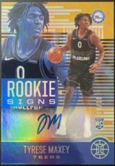 Tyrese Maxey #RS-TYM Basketball Cards 2020 Panini Illusions Rookie Signs Prices