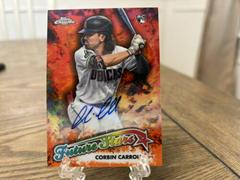 Corbin Carroll [Orange] #FSA-CC Baseball Cards 2023 Topps Chrome Update Future Stars Autographs Prices