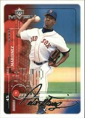 Pedro Martinez [Silver Script] #32 Baseball Cards 1999 Upper Deck MVP Prices