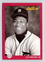 Lou Whitaker Baseball Cards 1991 Studio Prices