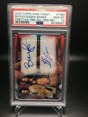 Sasha Banks, Bayley [Red] #TT-BH Wrestling Cards 2020 Topps WWE Finest Tag Teams Autographs Prices