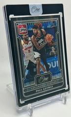 Paul George [Black] #51 Basketball Cards 2022 Panini One and One Prices