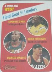 1999-00 West Field Goal Leaders #148 Basketball Cards 2000 Topps Heritage Prices