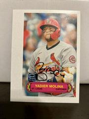 Yadier Molina #OB-YM Baseball Cards 2022 Topps Heritage Oversized 1973 Boxtopper Prices