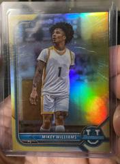 Mikey Williams [Chrome Gold Refractor] #86 Basketball Cards 2021 Bowman University Prices