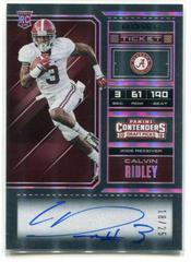 Calvin Ridley [Bowl Autograph] Football Cards 2018 Panini Contenders Draft Picks Prices