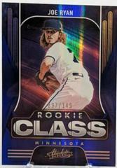 Joe Ryan [Spectrum Blue] #RC-13 Baseball Cards 2022 Panini Absolute Rookie Class Prices