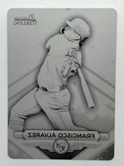 Francisco Alvarez [Printing Plates] #BSR-12 Baseball Cards 2023 Bowman Sterling Prices