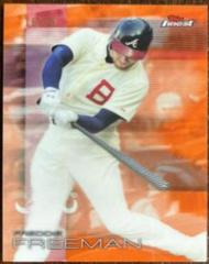 Freddie Freeman [Orange Refractor] #109 Baseball Cards 2016 Topps Finest Prices