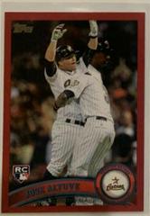 Jose Altuve [Red Border] Baseball Cards 2011 Topps Update Prices