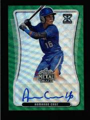 Armando Cruz [Green Wave] #BA-AC2 Baseball Cards 2020 Leaf Metal Draft Autographs Prices
