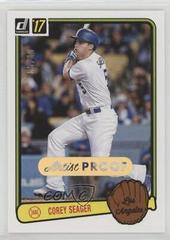 Corey Seager [Artist Proof] #106 Baseball Cards 2017 Panini Donruss Prices