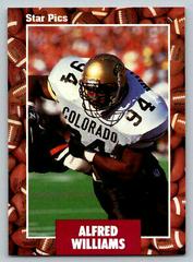 Alfred Williams #87 Football Cards 1991 Star Pics Prices