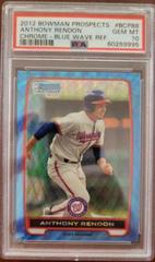 Anthony Rendon [Chrome Blue Wave Refractor] #BCP88 Baseball Cards 2012 Bowman Prospects Prices
