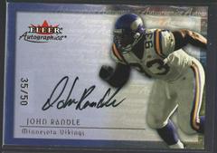 John Randle [Gold] Football Cards 2000 Fleer Autographics Prices