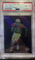 Jerry Rice [Raindrop Prism] #2 Football Cards 1995 Collector's Edge Excalibur 22K Prices