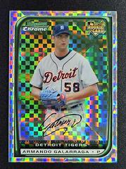 Armando Galarraga [Xfractor] #204 Baseball Cards 2008 Bowman Chrome Prices