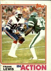 Frank Lewis Football Cards 1982 Topps Prices