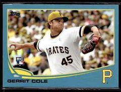 Gerrit Cole [Yellow Hat Wal Mart Blue Border] #US150 Baseball Cards 2013 Topps Update Prices