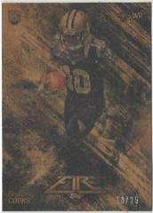 Brandin Cooks [Fire Wood] #132 Football Cards 2014 Topps Fire Prices