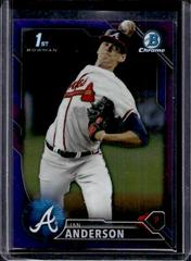 Anderson Miller [Purple Refractor] #BCP184 Baseball Cards 2016 Bowman Chrome Prospect Prices