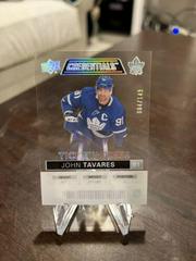 John Tavares Hockey Cards 2021 Upper Deck Credentials Ticket Access Acetate Prices