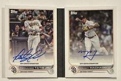 Fernando Tatis Jr. , Manny Machado #DMA-TM Baseball Cards 2022 Topps Dual Mini Autograph Book Prices