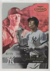 Aaron Judge [Class 3 Red] #62 Baseball Cards 2020 Topps Gold Label Prices