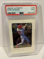 Mark McGwire #160 Baseball Cards 1998 SP Authentic Prices
